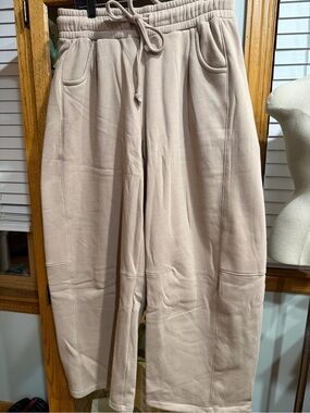 Viral Zenana Barrel Taupe Lounge Pants